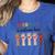 Everyone Is Welcome Here Idaho Teacher Women's Heather T-Shirt Heather True Royal