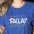 FA LA8 Christmas Santa Fa La Math Teacher Men Women Women's Heather T-Shirt Heather True Royal FA LA8 Christmas Santa Fa La Math Teacher Men Women Women's Heather T-Shirt Heather True Royal