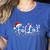 FA LA8 Christmas Santa Fa La Math Teacher Student Women's Heather T-Shirt Heather True Royal FA LA8 Christmas Santa Fa La Math Teacher Student Women's Heather T-Shirt Heather True Royal
