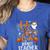 Faboolous INFANT Teacher Halloween Women's Heather T-Shirt Heather True Royal