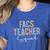 FACS Teacher Squad Colorful Appreciation Day Back To School Men Women Girls Kids Women's Heather T-Shirt Heather True Royal