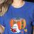 Fall Book Pumpkin Ghost Reading Books Halloween Teacher Women's Heather T-Shirt Heather True Royal