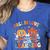 Fall In Love With Learning Shirt Autumn Thanksgiving Teacher Women's Heather T-Shirt Heather True Royal
