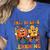 Fall In Love With Learning Thanksgiving Teacher Student Women's Heather T-Shirt Heather True Royal