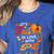 Lets Fall In Love With PE Teacher Thanksgiving Women's Heather T-Shirt Heather True Royal