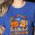 Fall In Love With Reading Book Autumn Pumpkins And Teachers Women's Heather T-Shirt Heather True Royal Fall In Love With Reading Book Autumn Pumpkins And Teachers Women's Heather T-Shirt Heather True Royal
