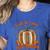 Fall In Love With Reading Pumpkin Autumn Librarians Teacher Women's Heather T-Shirt Heather True Royal