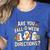 Are You Fall O Ween Directions Halloween Teacher Ghosts Women's Heather T-Shirt Heather True Royal