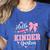 First Day Of School Teacher Girl Coquette Hello Kindergarten Women's Heather T-Shirt Heather True Royal First Day Of School Teacher Girl Coquette Hello Kindergarten Women's Heather T-Shirt Heather True Royal