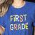 First Grade Dream Team 1st Grade Teacher First Day Of School Women's Heather T-Shirt Heather True Royal