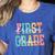 First Grade Dream Team Back To School 1st Grade Teacher Women's Heather T-Shirt Heather True Royal First Grade Dream Team Back To School 1st Grade Teacher Women's Heather T-Shirt Heather True Royal