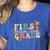 First Grade Dream Team First Day Of 1st Grade Teachers For Men Women Women's Heather T-Shirt Heather True Royal First Grade Dream Team First Day Of 1st Grade Teachers For Men Women Women's Heather T-Shirt Heather True Royal
