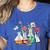 Floral Beakers Chemistry Lab Teacher Women's Heather T-Shirt Heather True Royal Floral Beakers Chemistry Lab Teacher Women's Heather T-Shirt Heather True Royal
