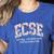 Floral ECSE Early Childhood Special Education SPED Teacher Women's Heather T-Shirt Heather True Royal Floral ECSE Early Childhood Special Education SPED Teacher Women's Heather T-Shirt Heather True Royal