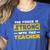 The Force Strong With This Teacher Men Women Kids Women's Heather T-Shirt Heather True Royal