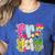 Fri-Yay Happy Friday Weekend Teacher Back To School Women's Heather T-Shirt Heather True Royal
