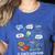 Friendship Inclusion Language Teacher It Starts With Hello Women's Heather T-Shirt Heather True Royal