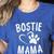 Fun Bostie Mama Dog Lover Apparel Boston Terrier Mom Women's Heather T-Shirt Heather True Royal