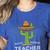 Fun Teacher Appreciation Humor Nacho Average Teacher Women's Heather T-Shirt Heather True Royal