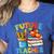 Future Teacher Costume For Kids Back To School Boy Girl Women's Heather T-Shirt Heather True Royal Future Teacher Costume For Kids Back To School Boy Girl Women's Heather T-Shirt Heather True Royal