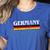 Germany Vintage Women's Heather T-Shirt Heather True Royal