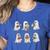 Ghost Reading Books Teacher Halloween Librarian Cute Boook Women's Heather T-Shirt Heather True Royal Ghost Reading Books Teacher Halloween Librarian Cute Boook Women's Heather T-Shirt Heather True Royal