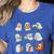 Ghost Reading Teacher Halloween Librarian Book Lover School Women's Heather T-Shirt Heather True Royal Ghost Reading Teacher Halloween Librarian Book Lover School Women's Heather T-Shirt Heather True Royal