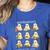 Ghosts Halloween Montessori Teacher Educator Costume Women's Heather T-Shirt Heather True Royal