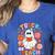 Groovy Halloween Trick Or Teach Retro Floral Ghost Teacher For Men Women Kids Women's Heather T-Shirt Heather True Royal Groovy Halloween Trick Or Teach Retro Floral Ghost Teacher For Men Women Kids Women's Heather T-Shirt Heather True Royal