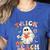 Groovy Halloween Trick Or Teach Retro Floral Ghost Teacher Women's Heather T-Shirt Heather True Royal Groovy Halloween Trick Or Teach Retro Floral Ghost Teacher Women's Heather T-Shirt Heather True Royal