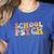 Groovy Retro School Psych Teacher School Psychologist For Men Women Girls Kids Women's Heather T-Shirt Heather True Royal Groovy Retro School Psych Teacher School Psychologist For Men Women Girls Kids Women's Heather T-Shirt Heather True Royal