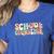 Groovy School Counselor Back To School Teacher Counseling Women's Heather T-Shirt Heather True Royal