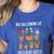 We All Grow At Different Rates Back To School Teacher Women's Heather T-Shirt Heather True Royal We All Grow At Different Rates Back To School Teacher Women's Heather T-Shirt Heather True Royal