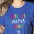 Growth Mindset Positive Back To School Teacher Student Women's Heather T-Shirt Heather True Royal