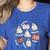 Halloween Advocate Heat Transfers Special Education Teacher Men Women Women's Heather T-Shirt Heather True Royal