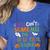 Halloween You Cant Scare Me Im A Middle School Teacher Women's Heather T-Shirt Heather True Royal