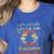 Halloween Lets Eat Kids English Teacher Costume Women Women's Heather T-Shirt Heather True Royal