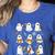 Halloween Ghost Playing Musical Instruments Music Teacher Women's Heather T-Shirt Heather True Royal Halloween Ghost Playing Musical Instruments Music Teacher Women's Heather T-Shirt Heather True Royal