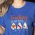 Halloween Ghost Teachers Teaching My Boos Costume Women Men Women's Heather T-Shirt Heather True Royal Halloween Ghost Teachers Teaching My Boos Costume Women Men Women's Heather T-Shirt Heather True Royal
