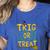 Halloween Math Teacher Trig Or Treat Student School College Women's Heather T-Shirt Heather True Royal Halloween Math Teacher Trig Or Treat Student School College Women's Heather T-Shirt Heather True Royal