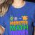 Halloween Monster Math Teacher Men Women Women's Heather T-Shirt Heather True Royal Halloween Monster Math Teacher Men Women Women's Heather T-Shirt Heather True Royal
