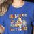 Halloween SLP Sped Teacher Groovy Inclusion Isn't Scary Women's Heather T-Shirt Heather True Royal Halloween SLP Sped Teacher Groovy Inclusion Isn't Scary Women's Heather T-Shirt Heather True Royal