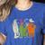 Halloween SPED Teacher Boo In ASL Boo Hands Sign Language Women's Heather T-Shirt Heather True Royal Halloween SPED Teacher Boo In ASL Boo Hands Sign Language Women's Heather T-Shirt Heather True Royal
