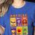 Halloween Spooky Syllable Types Teacher Educational Women's Heather T-Shirt Heather True Royal