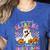 Halloween Teacher You Can't Scare Me I Teach Fourth Grade Women's Heather T-Shirt Heather True Royal Halloween Teacher You Can't Scare Me I Teach Fourth Grade Women's Heather T-Shirt Heather True Royal