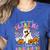 Halloween Teacher You Can't Scare Me I Teach Kindergarten Women's Heather T-Shirt Heather True Royal Halloween Teacher You Can't Scare Me I Teach Kindergarten Women's Heather T-Shirt Heather True Royal