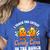 Halloween Teacher Cutest Candy Corn Groovy Spooky Teachers Women's Heather T-Shirt Heather True Royal