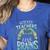 Halloween Teacher Tshirts Science Teachers Love Brains Women's Heather T-Shirt Heather True Royal
