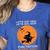 Halloween Teacher Witch Lets Eat Kids Punctuation Women's Heather T-Shirt Heather True Royal