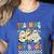 Halloween Teaching My Boos Cute Ghost Teacher Life Costume Women's Heather T-Shirt Heather True Royal Halloween Teaching My Boos Cute Ghost Teacher Life Costume Women's Heather T-Shirt Heather True Royal